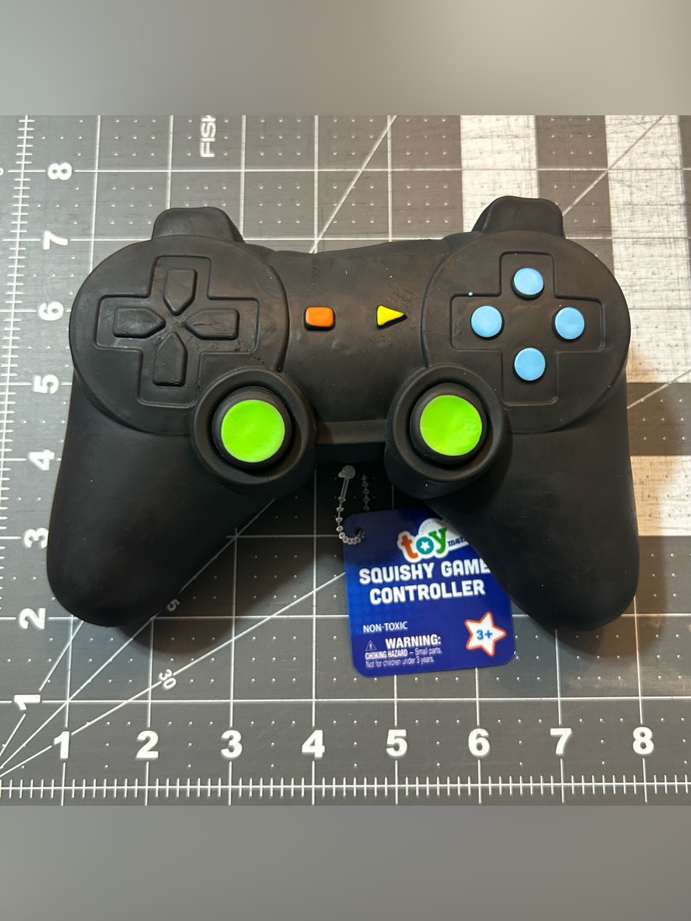 Jumbo Squishy Game Controller Toymendous Black Sensory Toy Squeeze New W Tag
